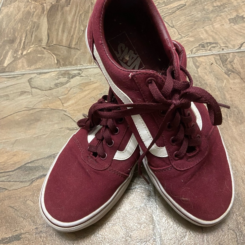 Vans Old Skool Shoes - Women's Deep Red Sneakers great condition